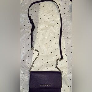 Michael Kors Purple Crossbody Bag
